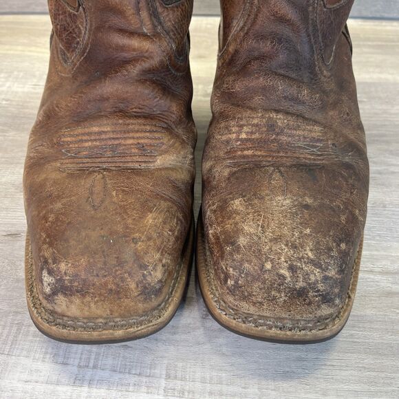 Ariat Mens US Size 13 D Hybrid All Weather Waterproof Steel Toe Work Boots Brown - Picture 3 of 14